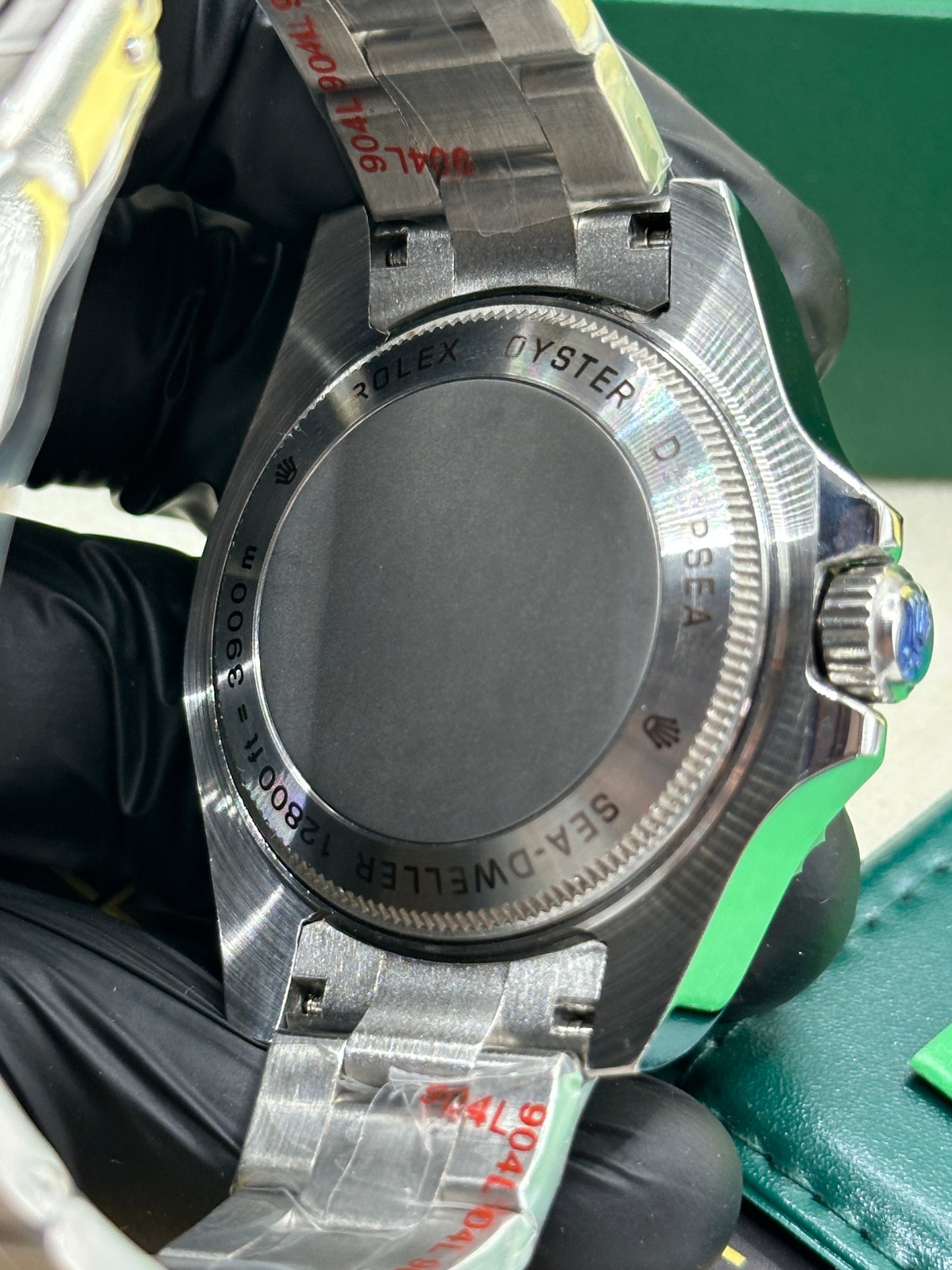 U1 Factory Rolex Deepsea Sea-Dweller, 44mm Stahl, schwarzes Zifferblatt, schwarze Keramik-Lünette - Automatik