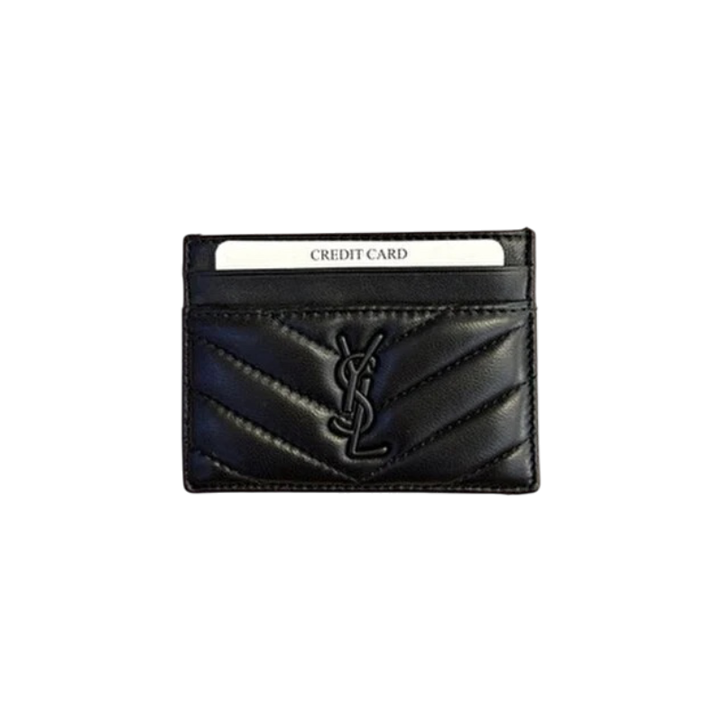 SAINT LAURENT CASSANDRA MATELASSE CARD CASE - 1:1 HIGH END