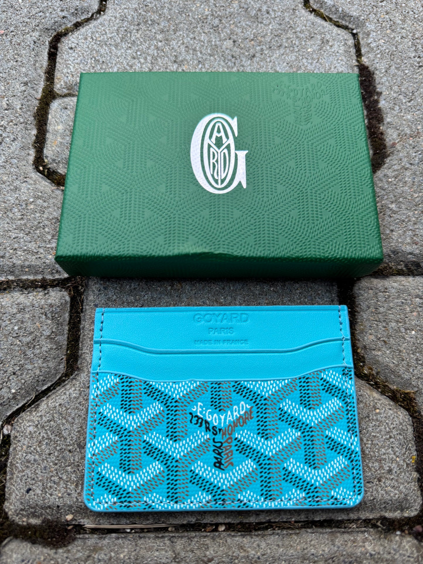 GOYARD CARDHOLDER TÜRKIS