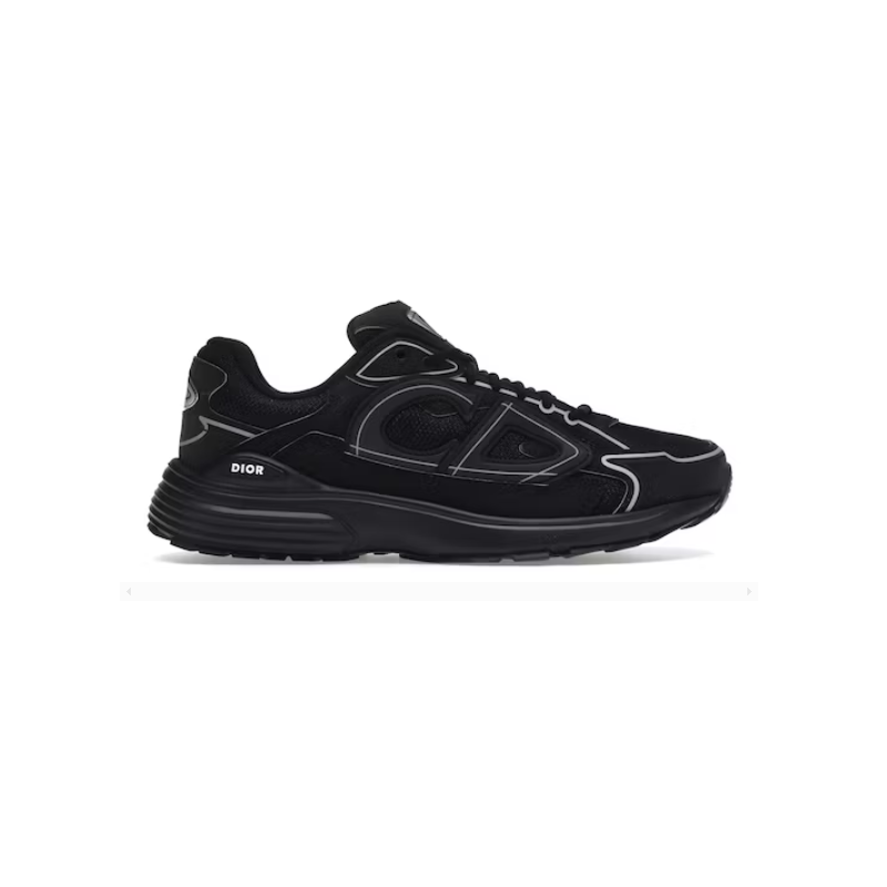 Dior B30 Triple Black Mesh Sneakers - HIGH QUALITY 1:1