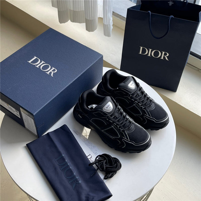 Dior B30 Triple Black Mesh Sneakers - HIGH QUALITY 1:1