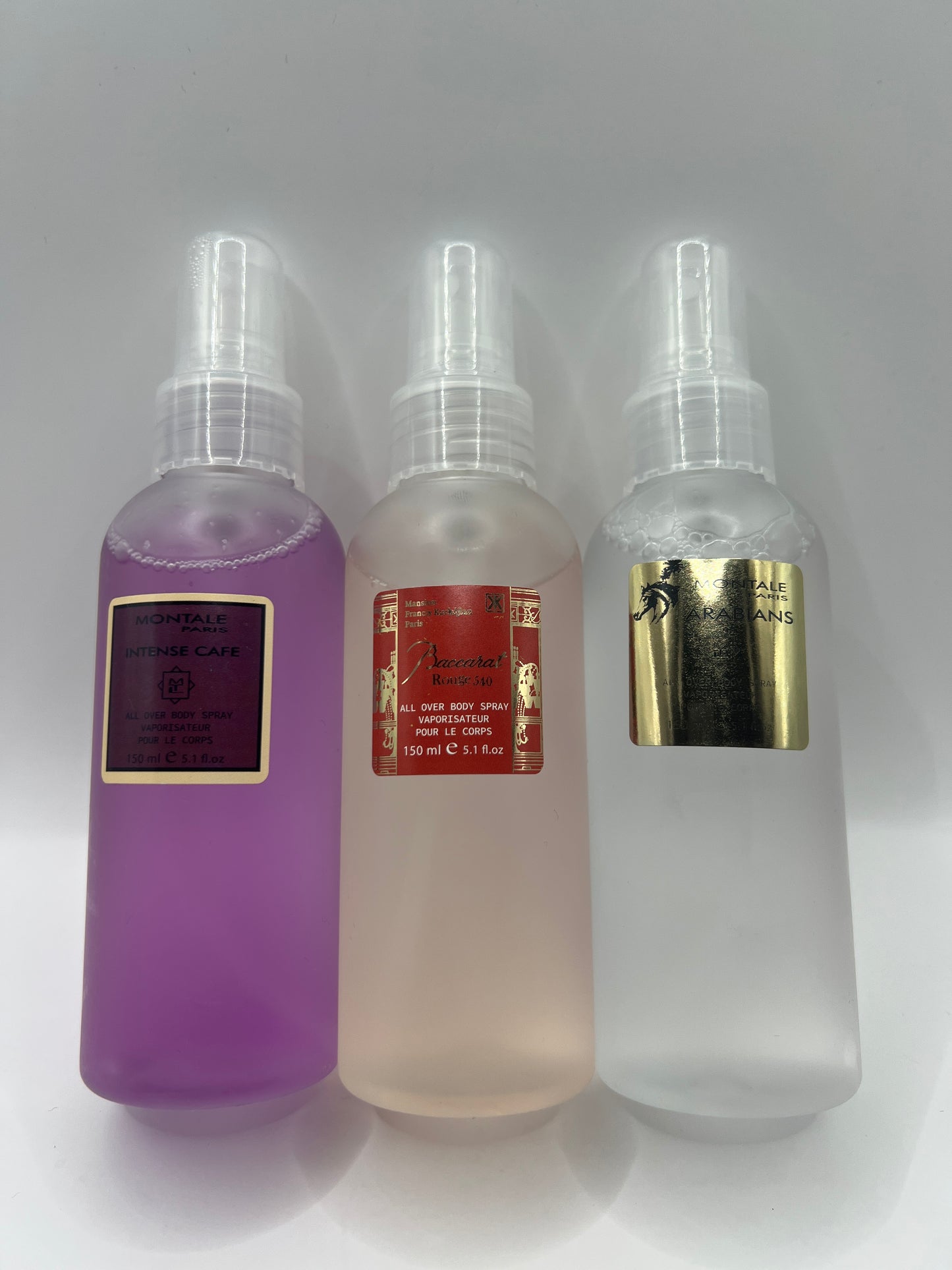 BODYSPRAYS 150ML - BACCARAT ROUGE - MONTALE INTENSE CAFE - ARABIANS