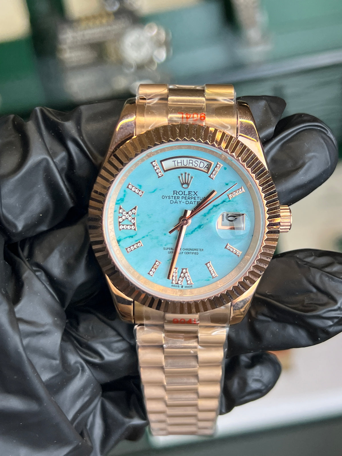 ROLEX DAY-DATE TIFFANY 41MM U1 FACTORY - AUTOMATIC