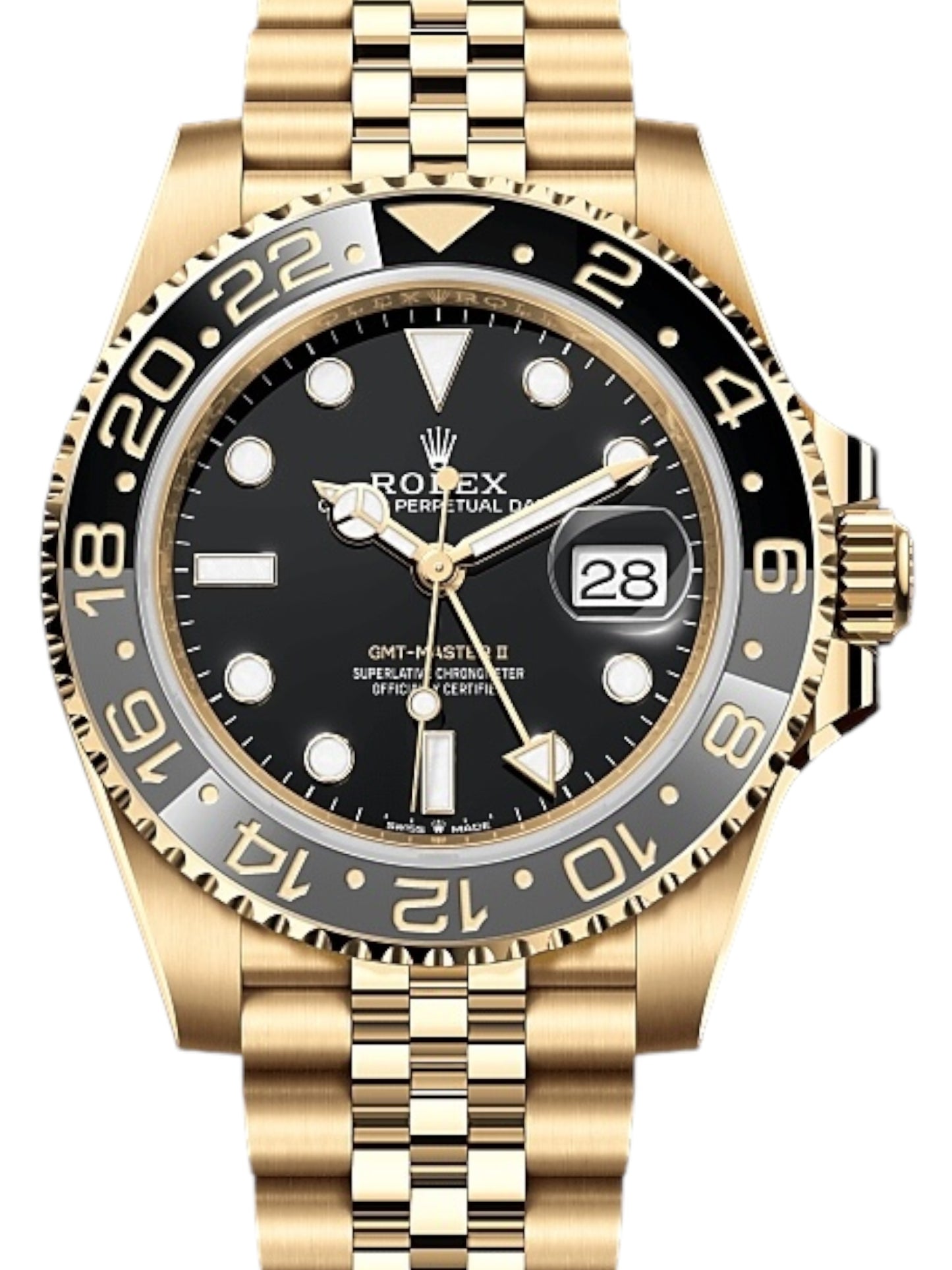 ROLEX GMT-MASTER II "NEW FULLGOLD" - JUBILEE - U1 FACTORY - AUTOMATIK