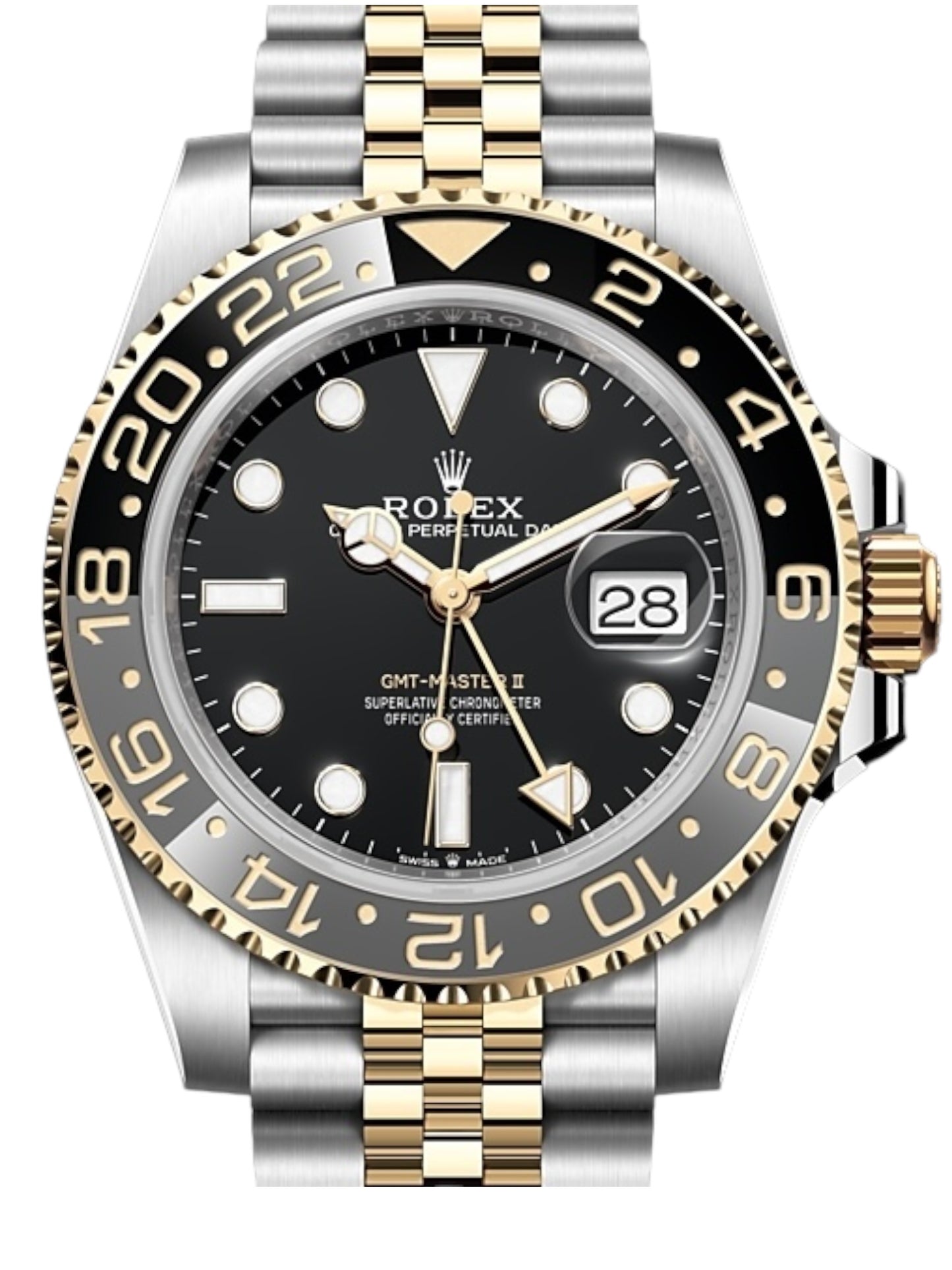 ROLEX GMT-MASTER II "New BICOLOR" - JUBILEE - U1 FACTORY - AUTOMATIK