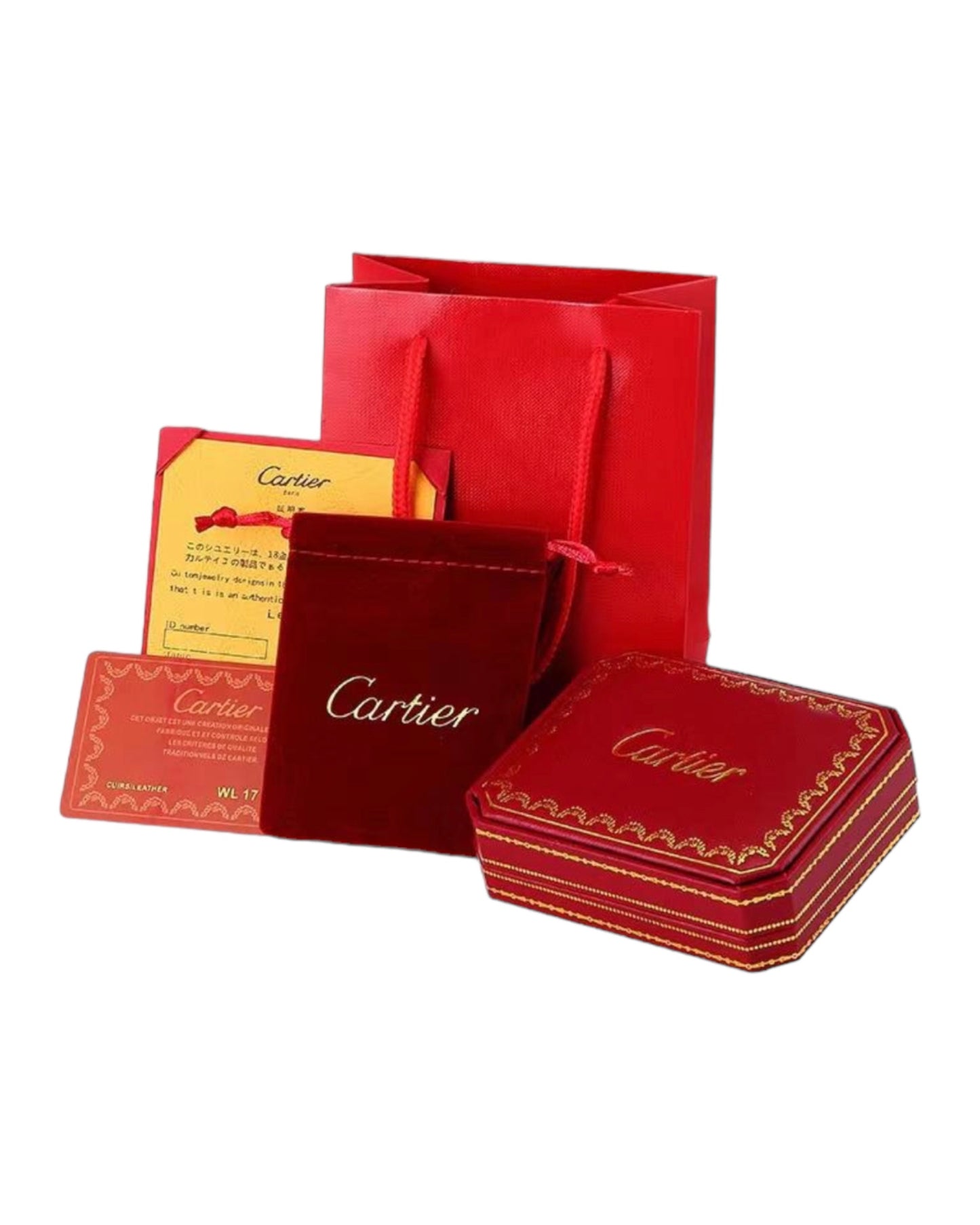 CARTIER LOVE ARMBAND SCHMAL - ICED OUT SILBER / WEIßGOLD - UNISEX - FULLSET