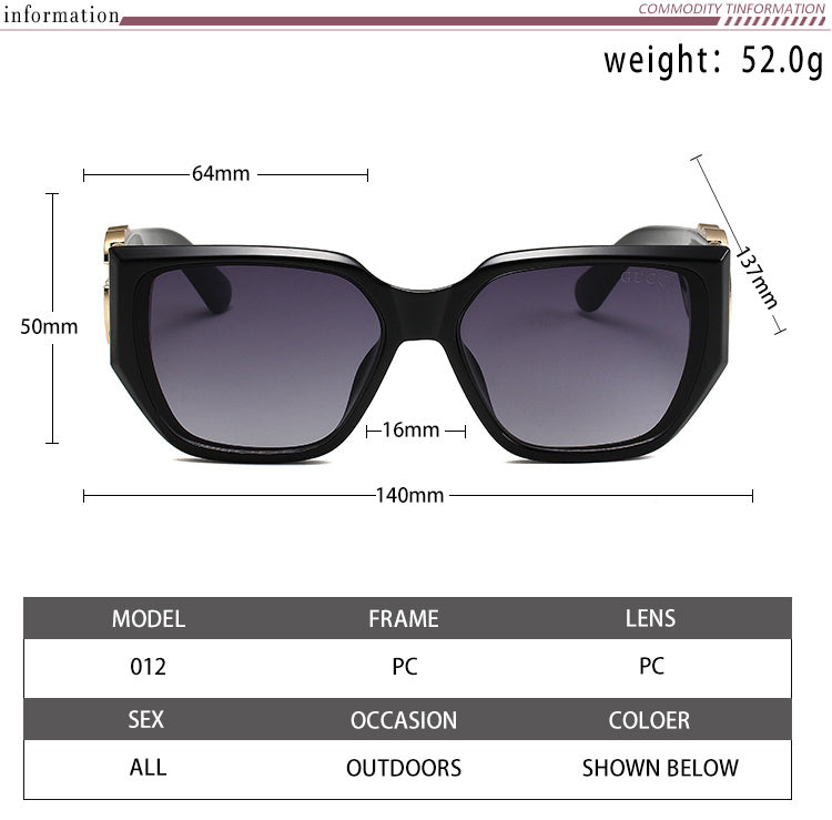GUCCI OVERSIZED BUTTERFLY SUNGLASSES – FULL SET – 1:1 HIGH END