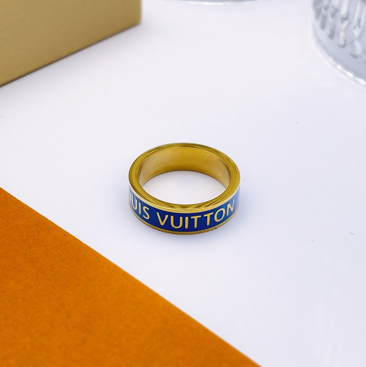 LOUIS VUITTON ENAMEL RING – Full Set - 1:1 HIGH END