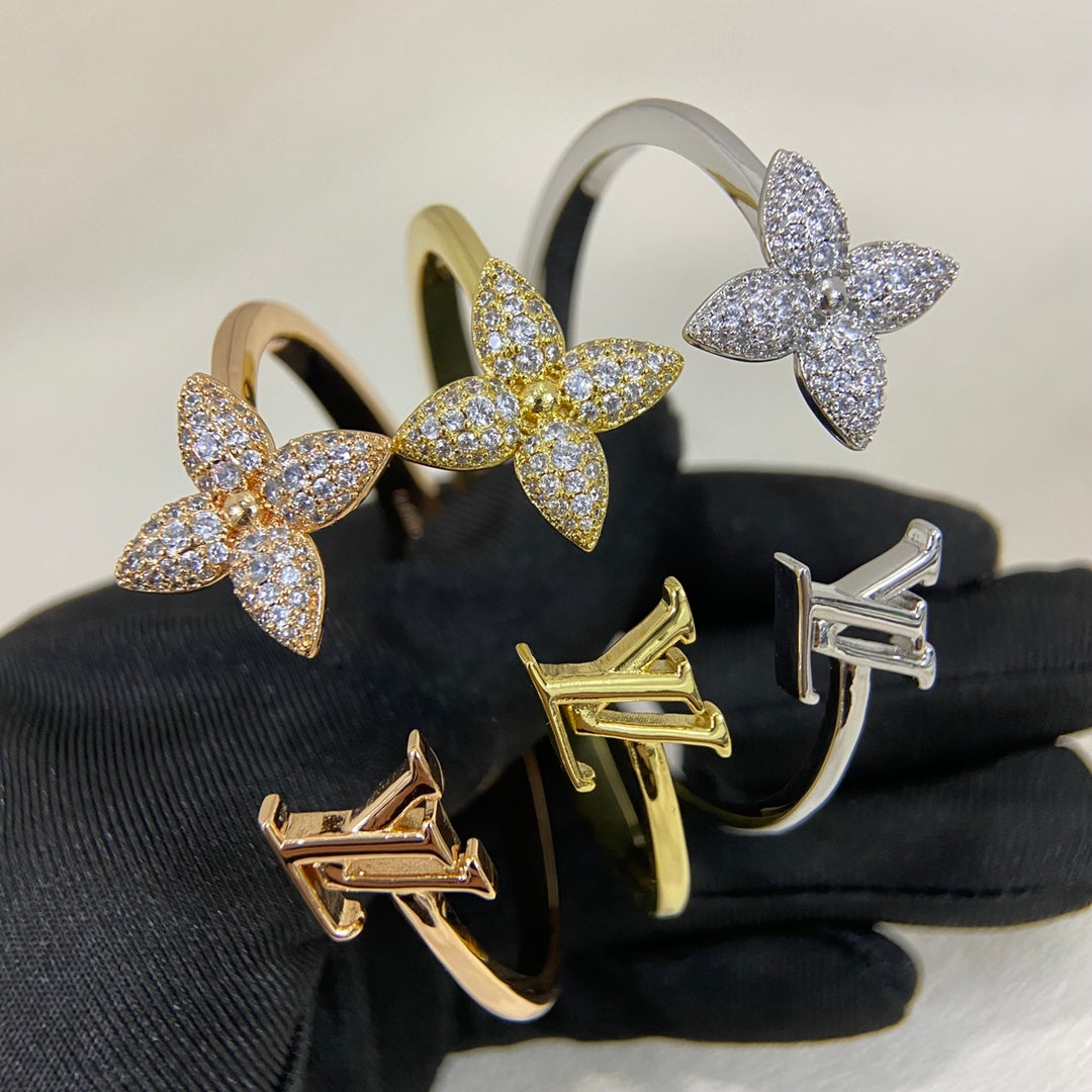 LOUIS VUITTON LOUISETTE SIGNATURE STRASS BRACELET – Full Set - 1:1 HIGH END
