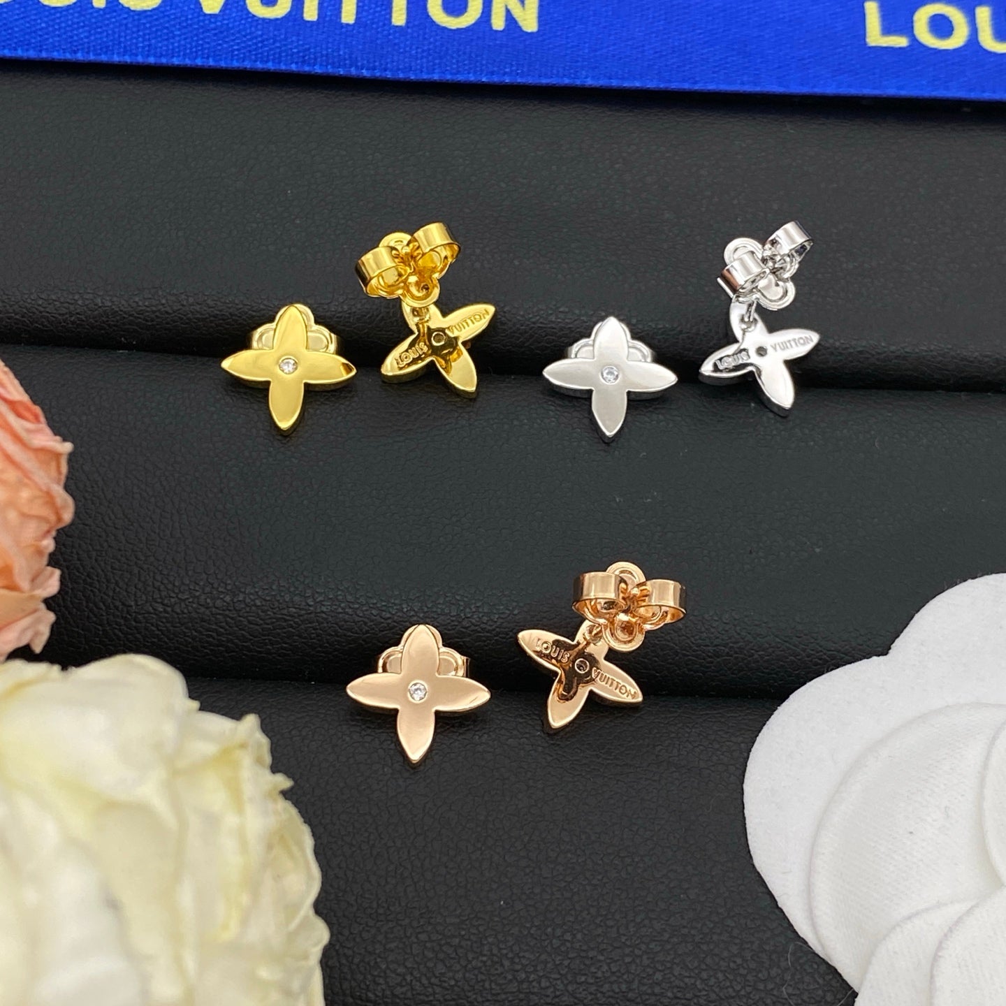 LOUIS VUITTON IDYLLE BLOSSOM EARRINGS – Full Set - 1:1 HIGH END