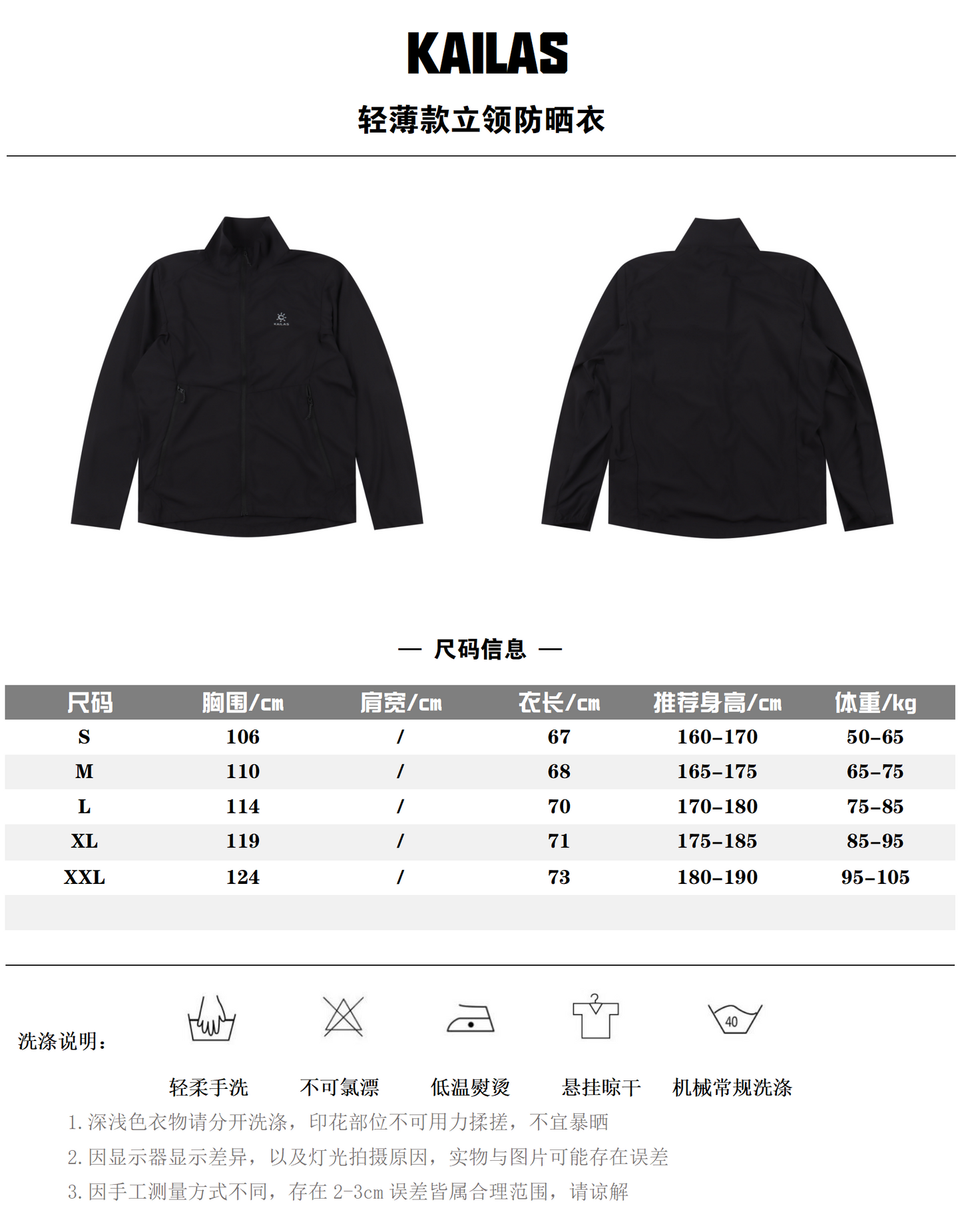 KAILAS JACKET – mit Tags – 1:1 HIGH END