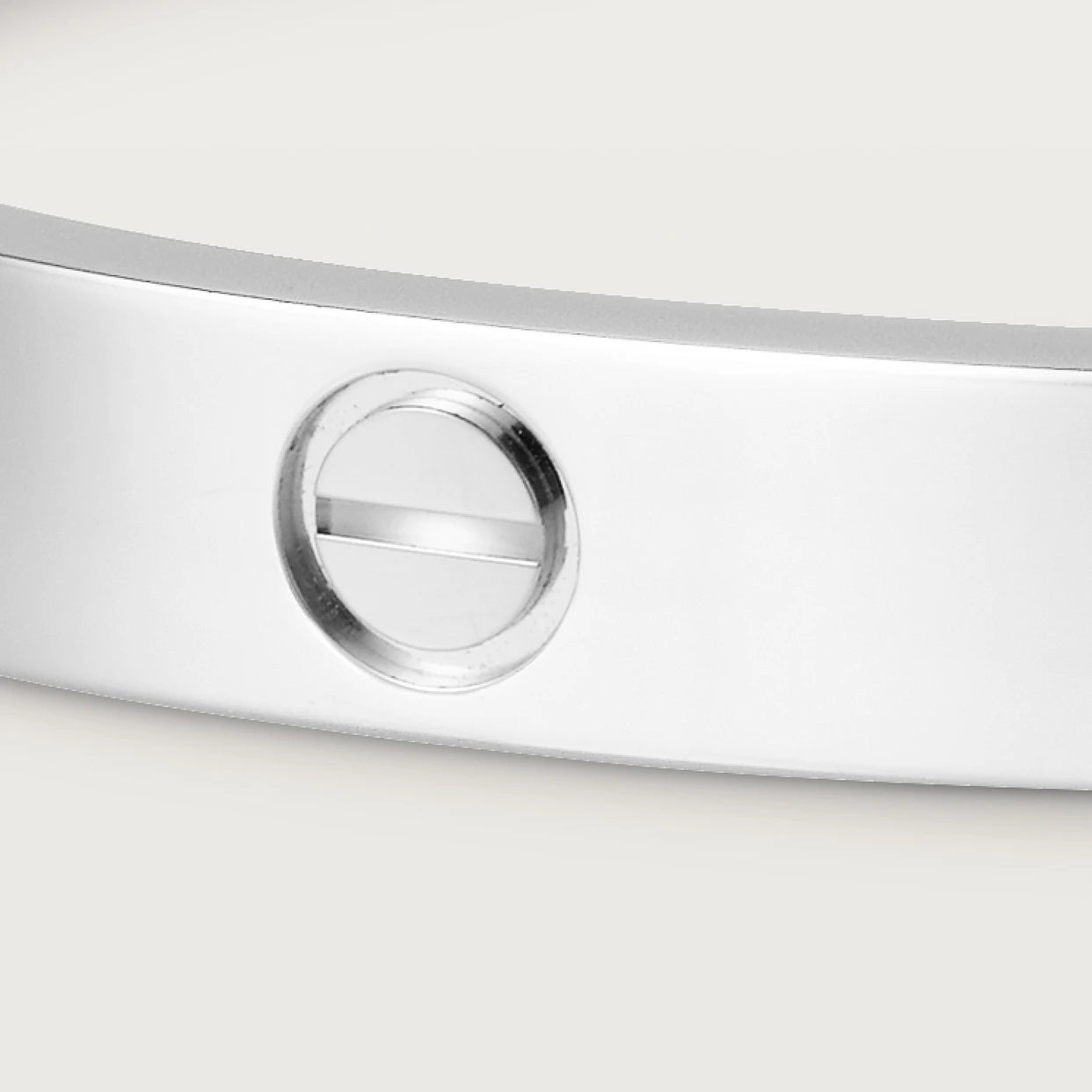 CARTIER LOVE ARMBAND - WEIßGOLD/SILBER - UNISEX - FULLSET