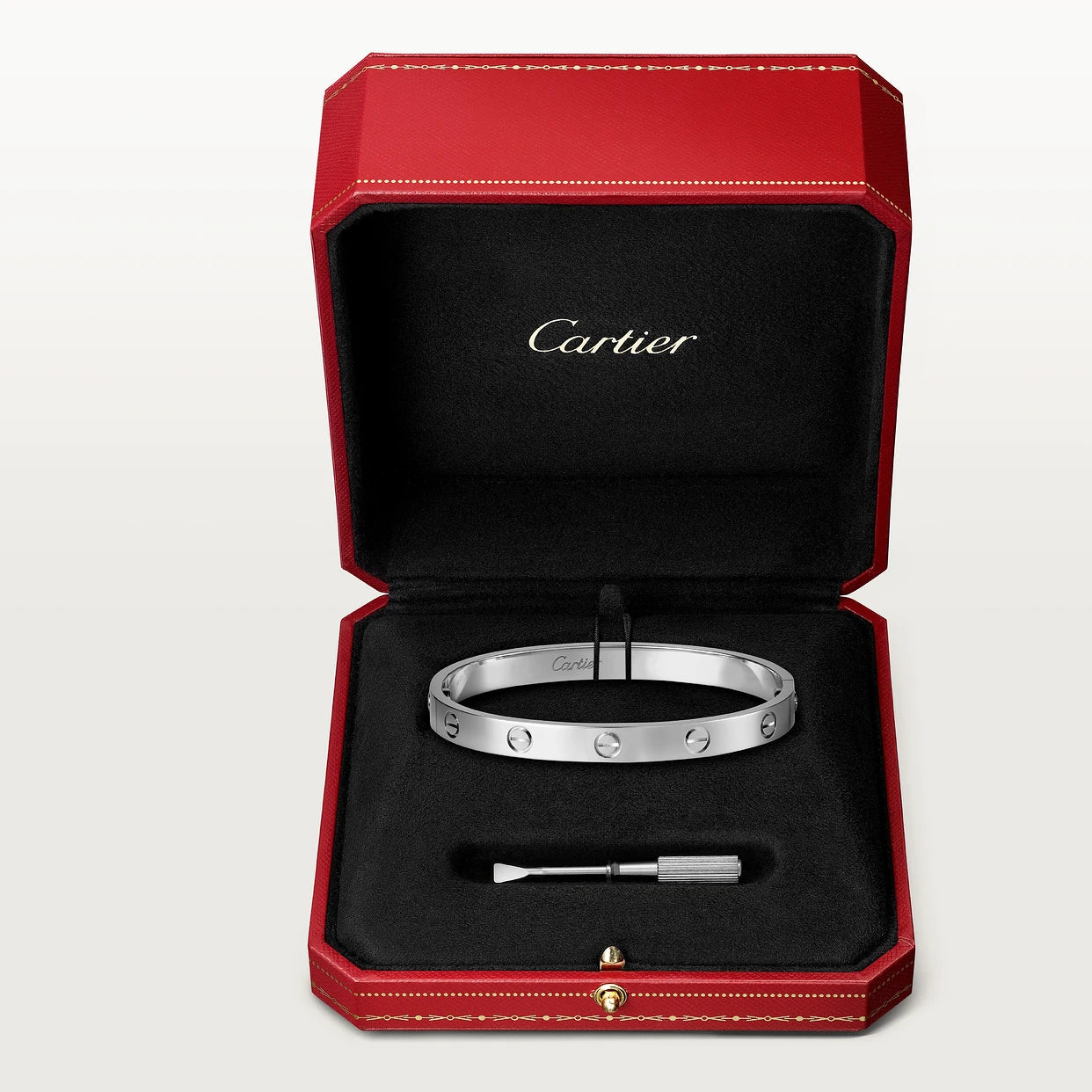 CARTIER LOVE ARMBAND - WEIßGOLD/SILBER - UNISEX - FULLSET