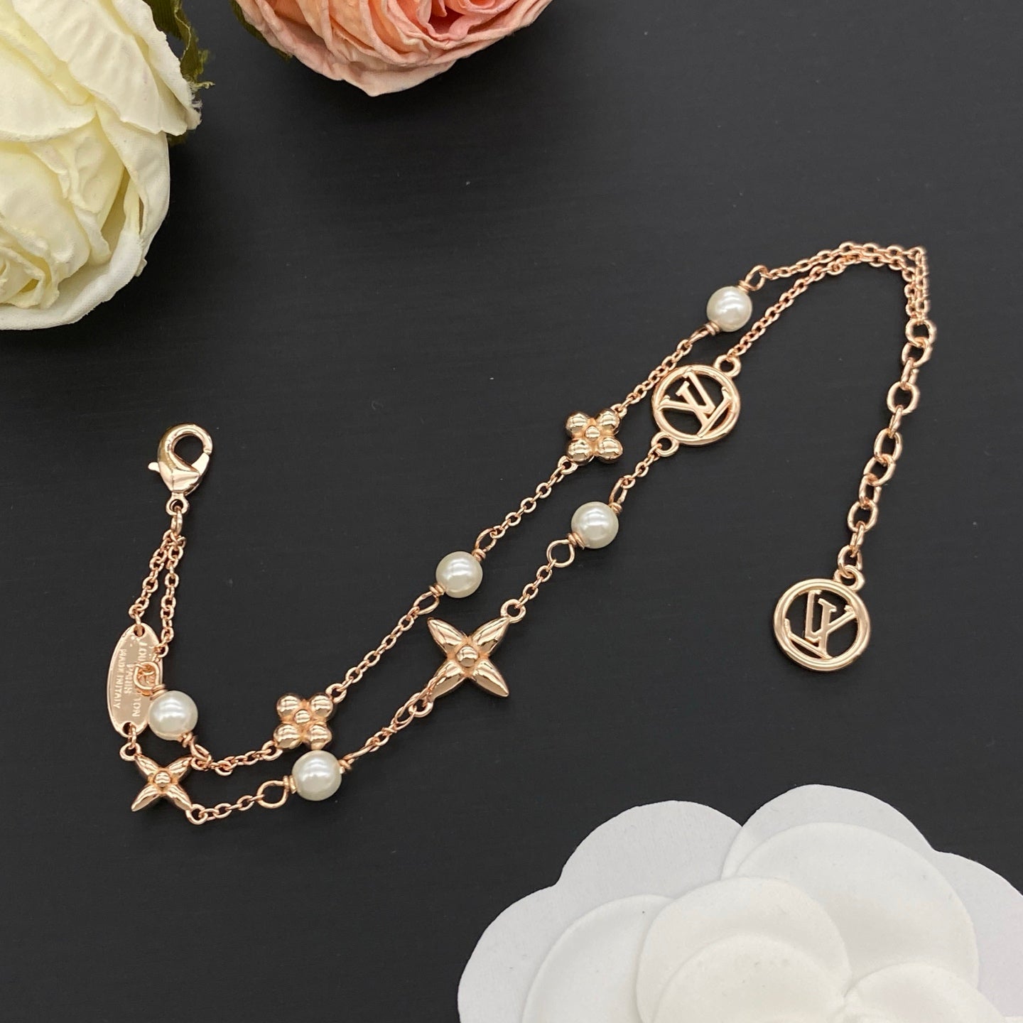 LOUIS VUITTON IDYLLE BLOSSOM NECKLACE / BRACELET – Full Set - 1:1 HIGH END