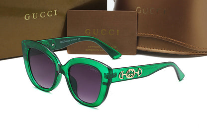 GUCCI ROUND CAT EYE SUNGLASSES – FULL SET – 1:1 HIGH END