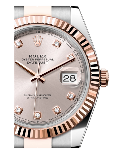 Rolex Datejust 41mm Rosé with Diamonds Dial U1 FACTORY - AUTOMATIK