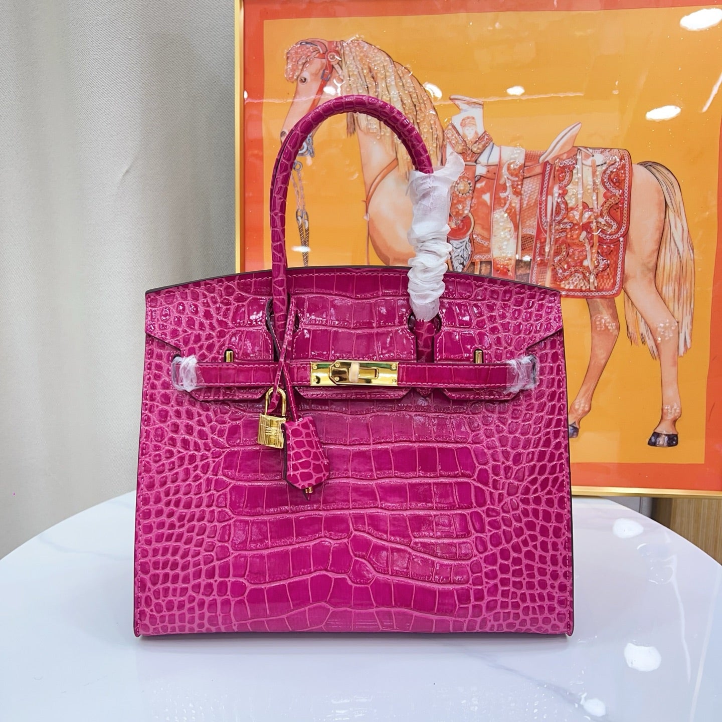 HERMÈS BIRKIN 30CM CROCODILE GOLD HARDWARE - 1:1 HIGH END