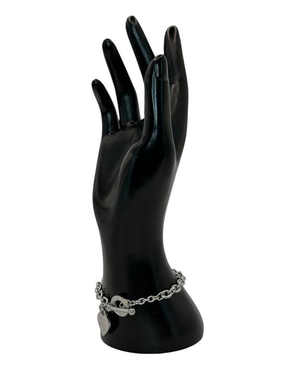 Tiffany & Co. Herz-Armband mit Knebelverschluss aus 925 Sterling-Silber