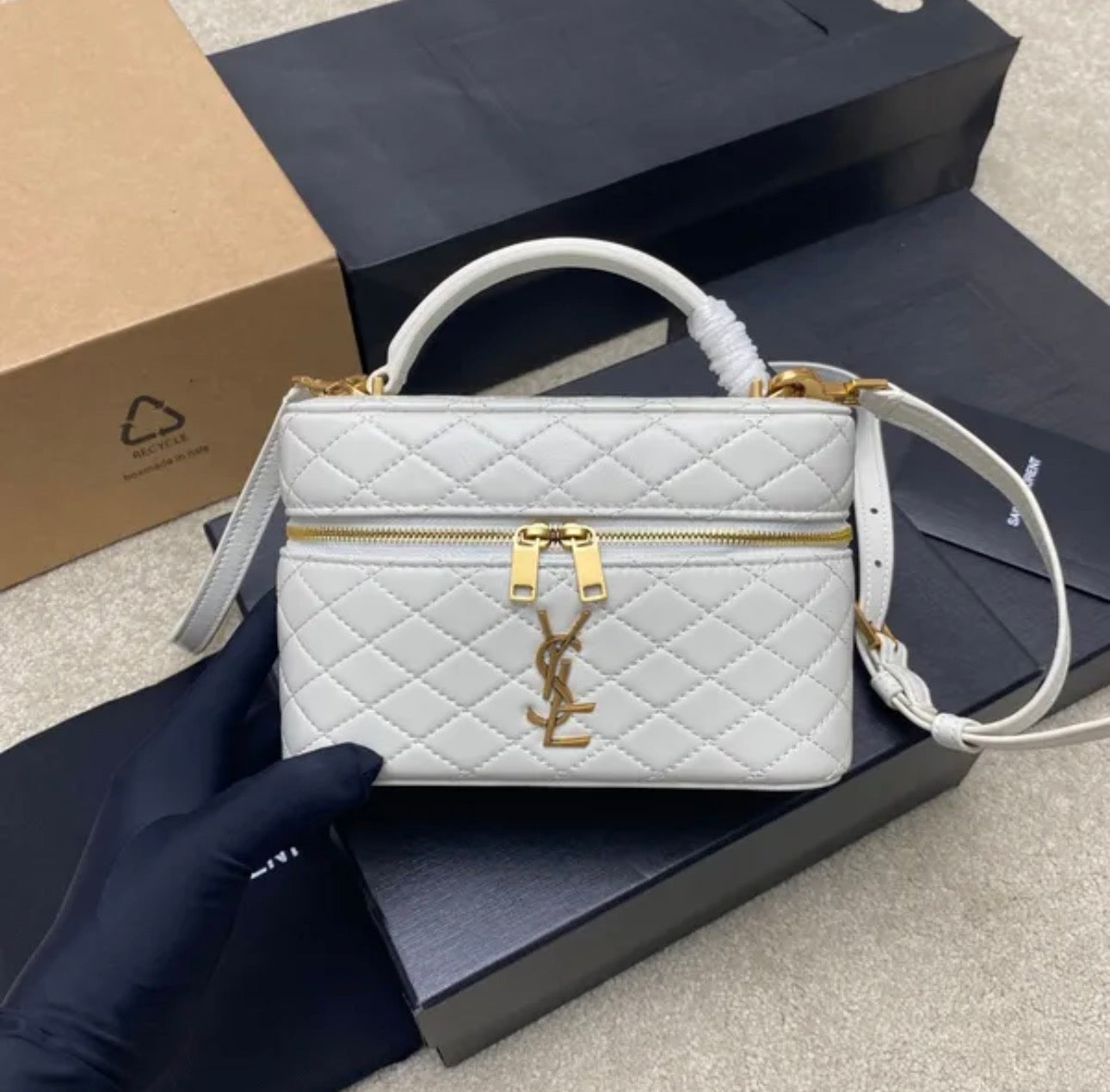 SAINT LAURENT GABY VANITY BAG – Vanity Crossbody Bag – mit Box – 1:1 HIGH END