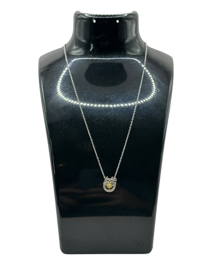 Swarovski Dancing Stone Katze Halskette
