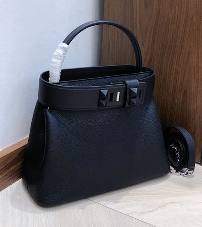 HERMÈS MEDOR BAG GRIS MEYER TOGO AND SWIFT PALLADIUM 28CM HARDWARE - 1:1 HIGH END