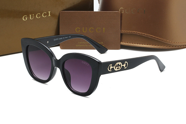 GUCCI ROUND CAT EYE SUNGLASSES – FULL SET – 1:1 HIGH END