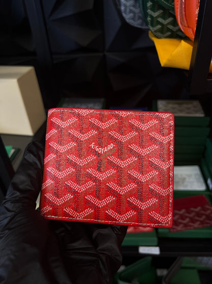 GOYARD PORTMONEE - RED - PU LEATHER - SUPER CLONE - WITH BOX