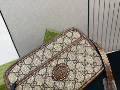 GUCCI GG SUPREME MINI SHOULDER BAG – FULL SET – 1:1 HIGH END