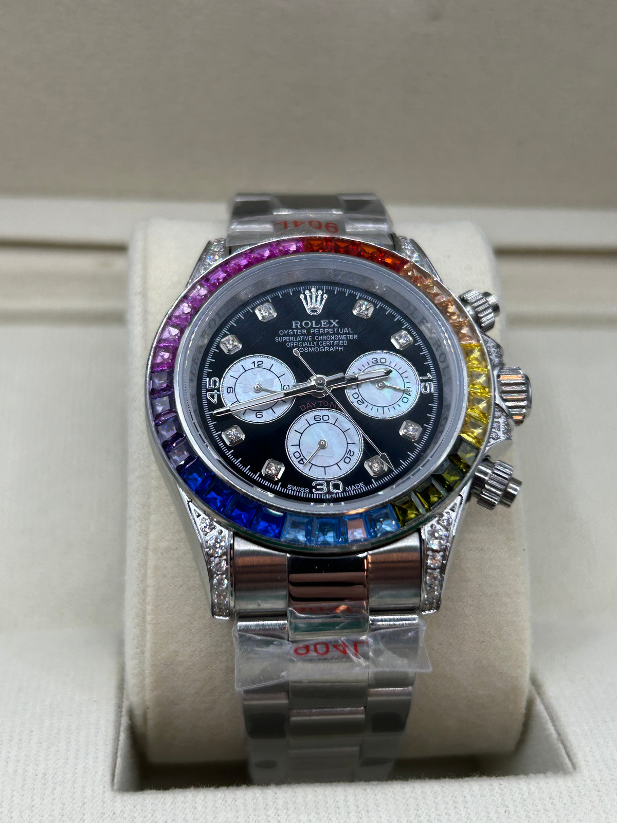 ROLEX DAYTONA RAINBOW ICED 40mm U1 FACTORY - AUTOMATIK