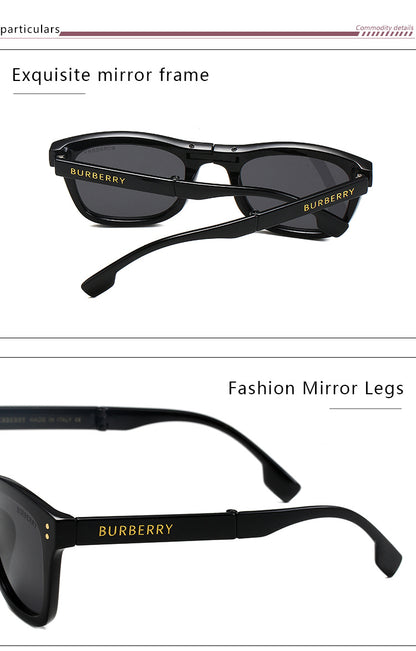 BURBERRY FOLDING SUNGLASSES – FULL SET – 1:1 HIGH END