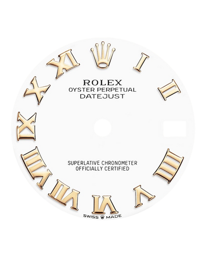 Rolex Datejust 36mm Roman White Dial bicolor - U1 FACTORY - AUTOMATIK - Jubilee