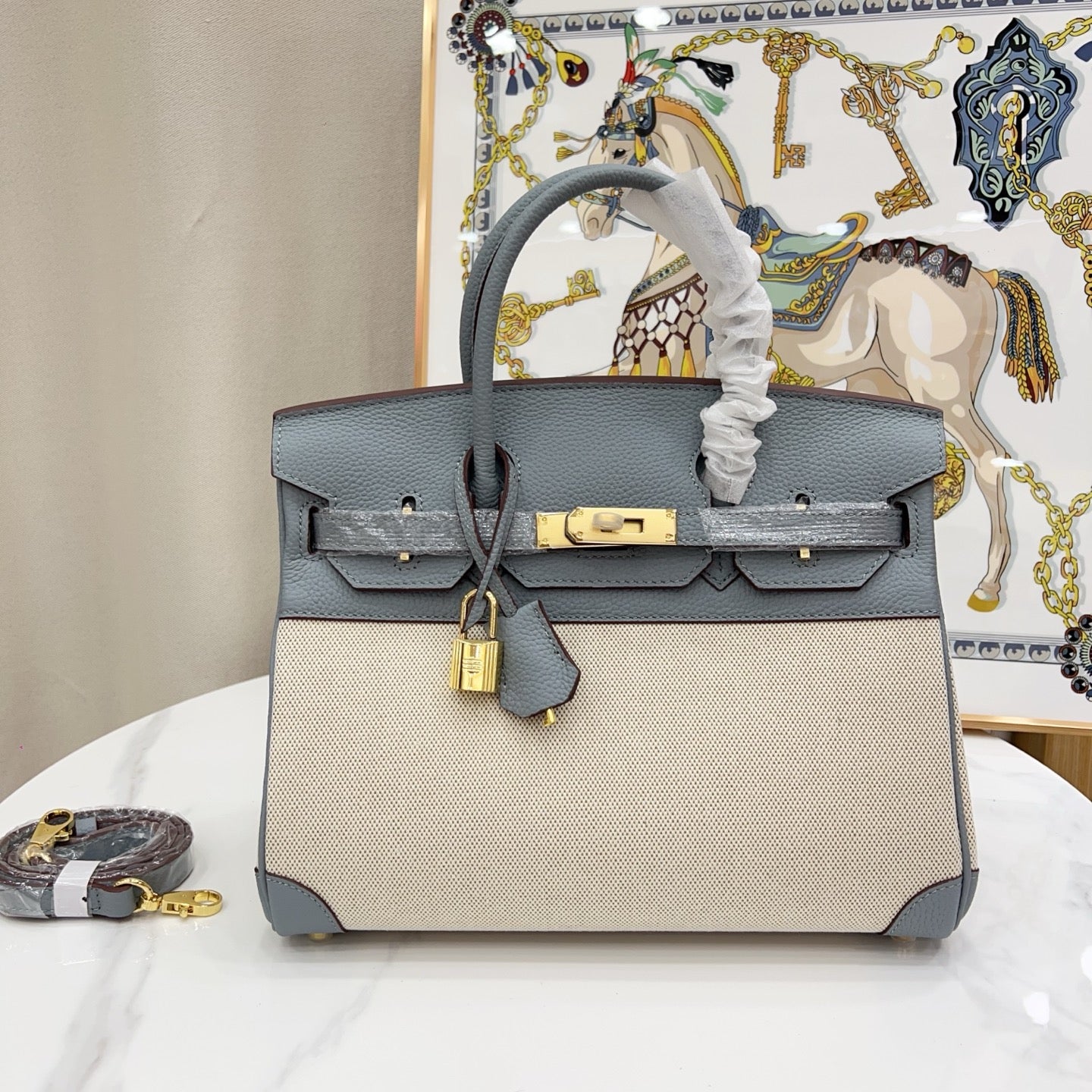 HERMÈS BIRKIN FRAY SWIFT 25CM TASCHE - 1:1 HIGH END