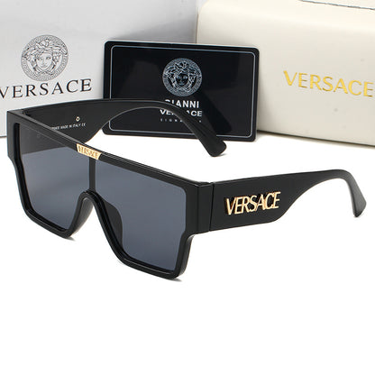 VERSACE OVERSIZED SHIELD SUNGLASSES – FULL SET – 1:1 HIGH END