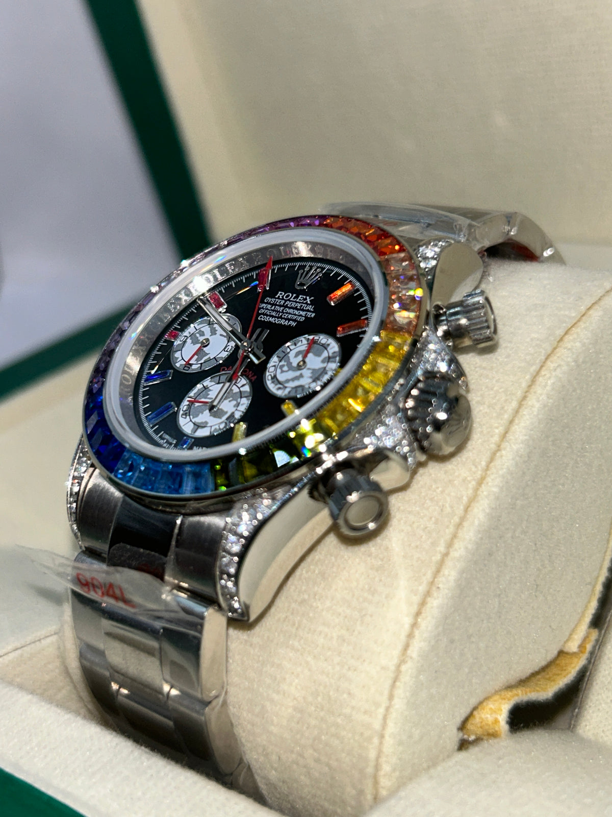 ROLEX DAYTONA RAINBOW ICED 40mm U1 FACTORY - AUTOMATIK