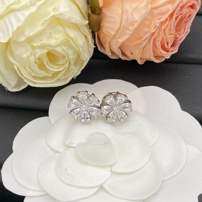 VAN CLEEF & ARPELS DAISY EARRINGS – FULL SET – 1:1 HIGH END