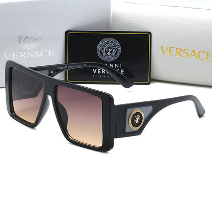 VERSACE OVERSIZED SQUARE SUNGLASSES – FULL SET – 1:1 HIGH END
