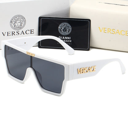 VERSACE OVERSIZED SHIELD SUNGLASSES – FULL SET – 1:1 HIGH END