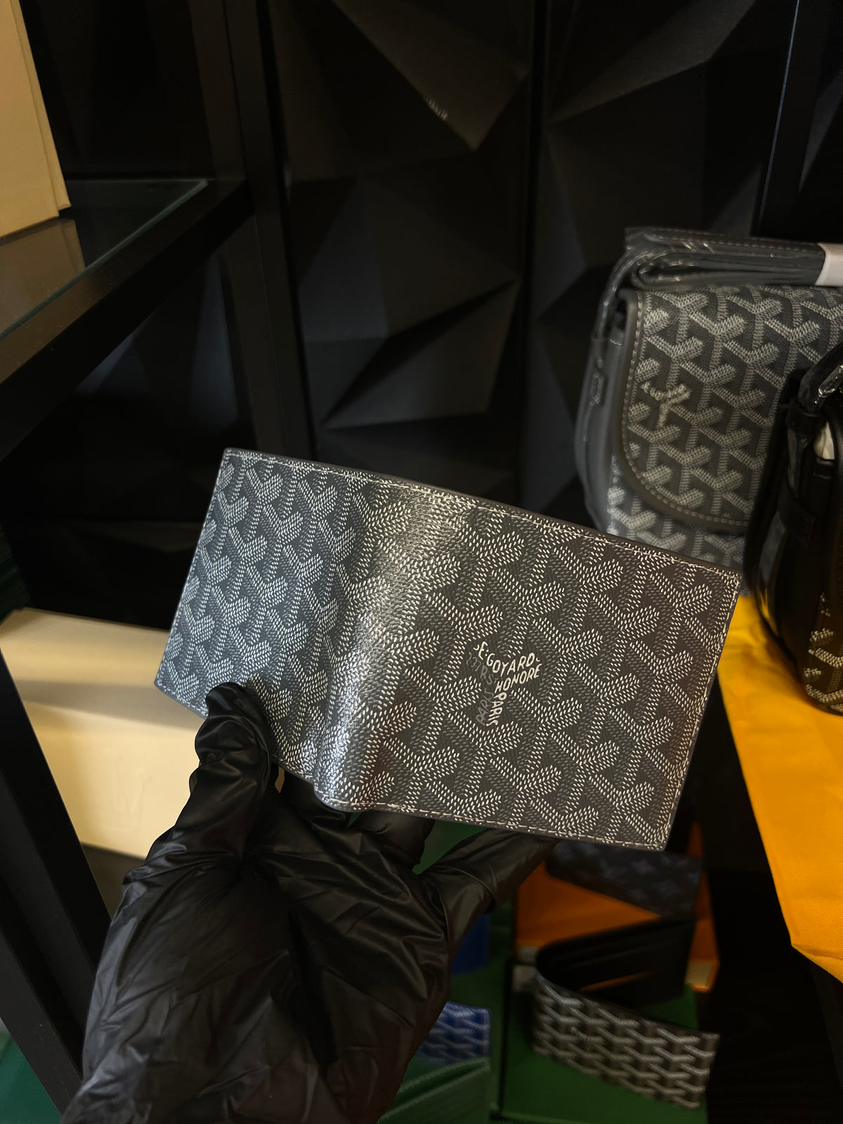 GOYARD PORTMONEE - GRAU - PU-LEDER - SUPER CLONE - MIT BOX