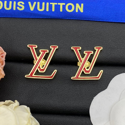 LOUIS VUITTON LV ICONIC ENAMEL EARRING/BRACELET/NECKLACE – Full Set - 1:1 HIGH END