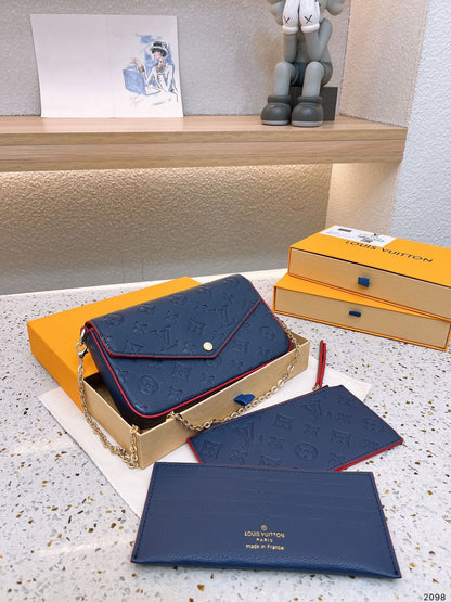 LOUIS VUITTON POCHETTE FÉLICIE – Full Set  - 1:1 HIGH END