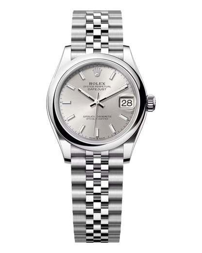 Rolex Datejust 41mm Silver Dial, flat bezel - U1 FACTORY - AUTOMATIK - Jubilee