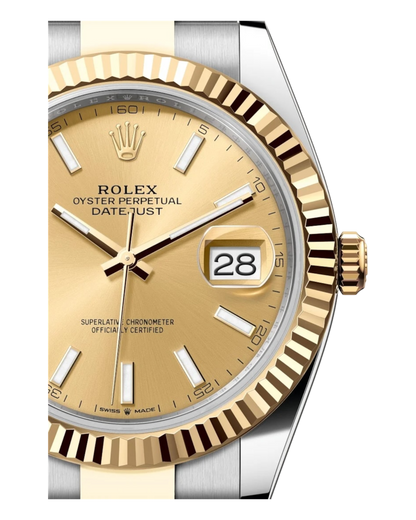 Rolex Datejust 41mm Champagne-colour Dial - Oyster- U1 FACTORY - AUTOMATIK