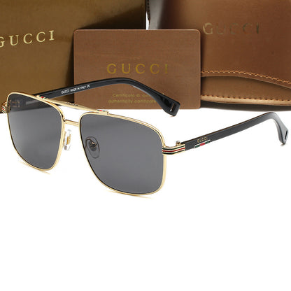 GUCCI AVIATOR METAL SUNGLASSES – FULL SET – 1:1 HIGH END