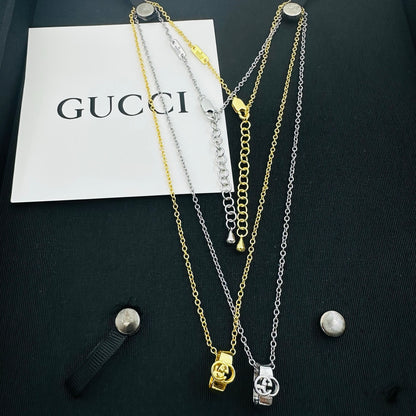 GUCCI INTERLOCKING G NECKLACE – Full Set - 1:1 HIGH END