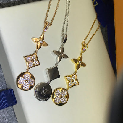 LOUIS VUITTON COLOR BLOSSOM NECKLACE  – Full Set  - 1:1 HIGH END