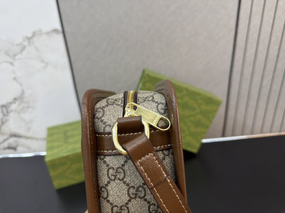 GUCCI GG SUPREME MINI SHOULDER BAG – FULL SET – 1:1 HIGH END