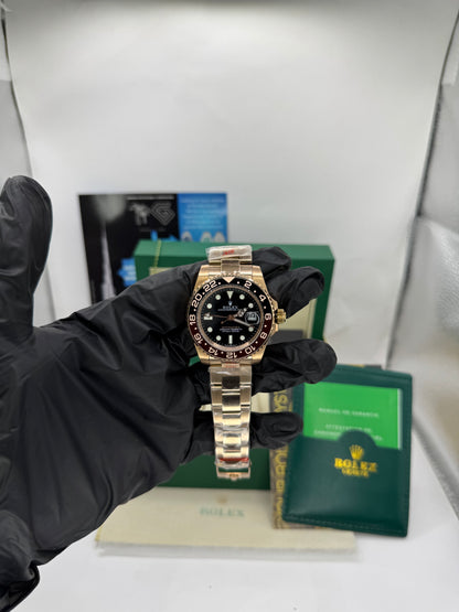 ROLEX GMT-MASTER II Rosegold - 40MM U1 FACTORY - AUTOMATIK