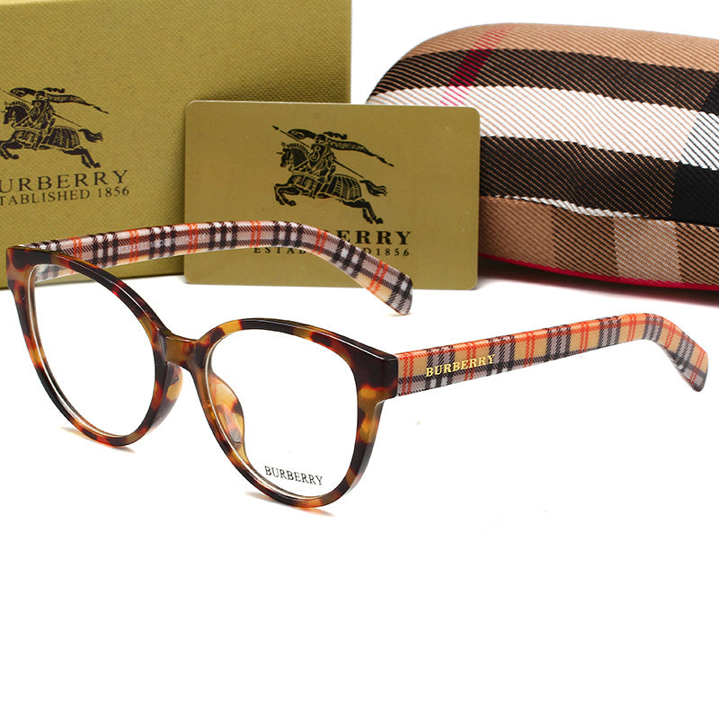 BURBERRY PLAID TEMPLE OPTICAL GLASSES – FULL SET – 1:1 HIGH END