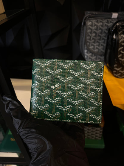 GOYARD WALLET - GREEN - PU LEATHER - SUPER CLONE - WITH BOX