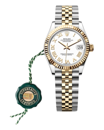 Rolex Datejust 36mm Roman White Dial bicolor - U1 FACTORY - AUTOMATIK - Jubilee